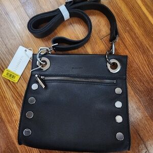 Hammitt Black Leather Tony Crossbody